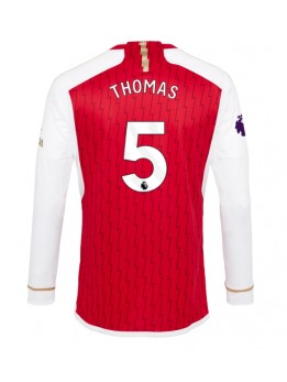 Moški Nogometna dresi replika Arsenal Thomas Partey #5 Domači 2023-24 Dolgi rokav
